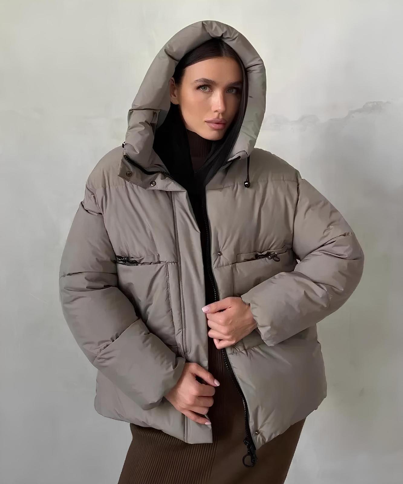 CLARISSE™  |  Gepolsterte Jacke mit Kapuze