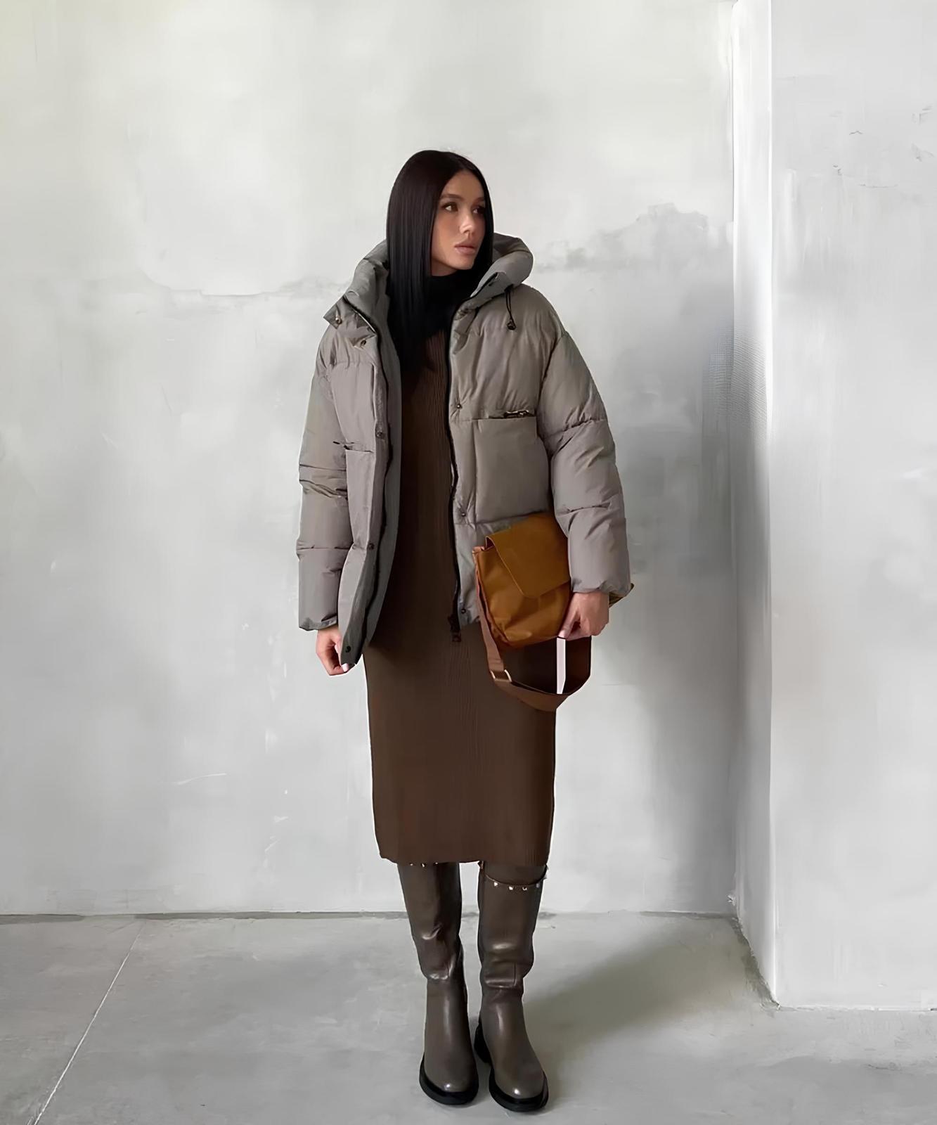 CLARISSE™  |  Gepolsterte Jacke mit Kapuze